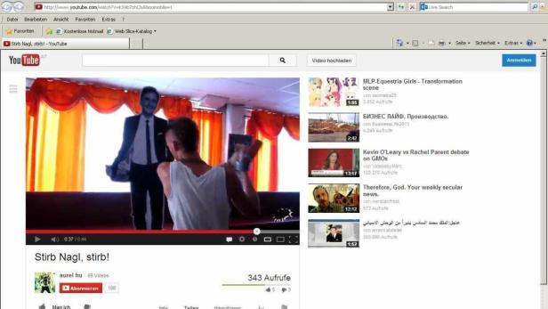 Das Video war auf Youtube zu sehen