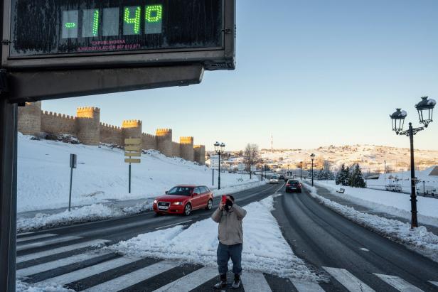 Schnee statt Sonne: Spanien erlebt härtesten Winter seit Jahrzehnten