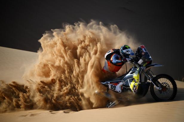 Wettfahrt durch die Wüste: Die schönsten Bilder der Rallye Dakar