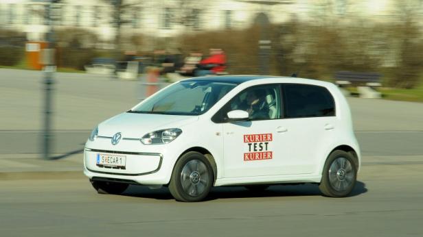 VW e-up! in einem KURIER-Test