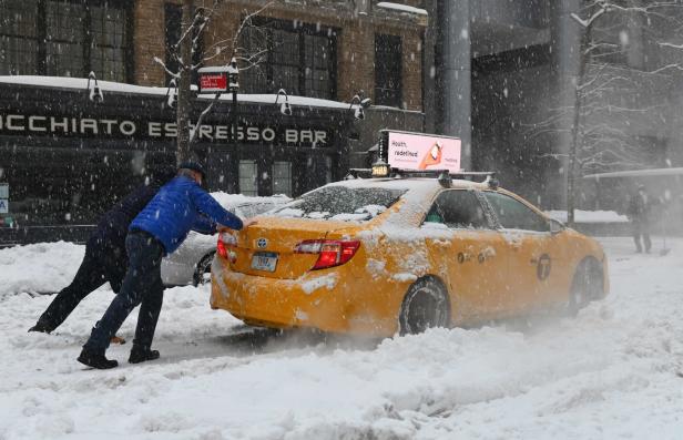 Heftigste Schneefälle seit Jahren in New York
