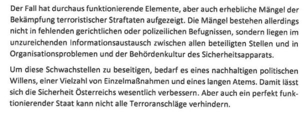 Das steht im Endbericht zum Terroranschlag in Wien
