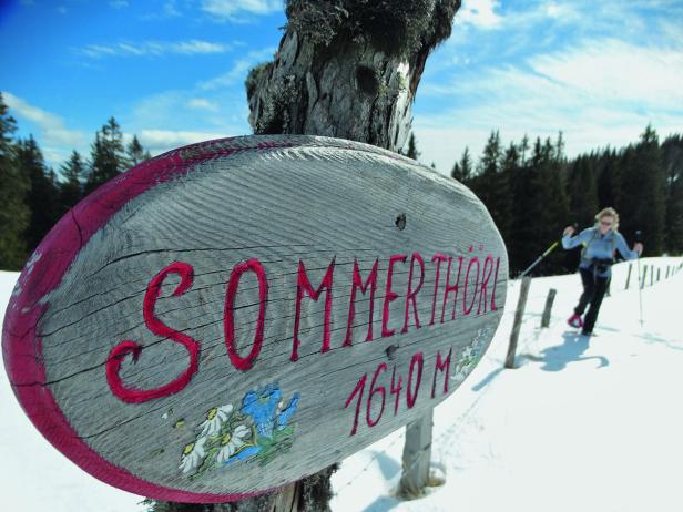 Schneeschuhwandern in der Steiermark