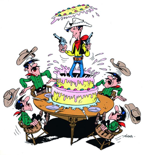 75 Jahre und schießt schneller als sein Schatten: Happy Birthday, Lucky Luke!
