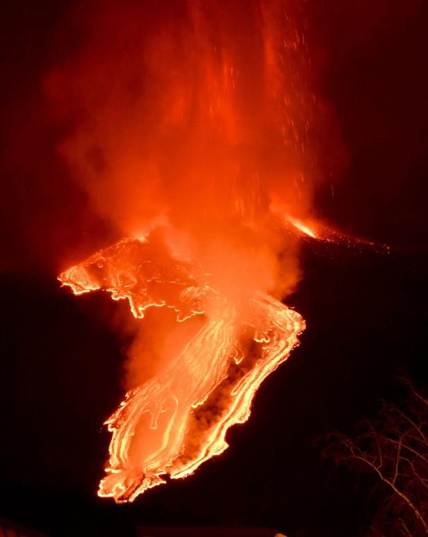 Die spektakulärsten Bilder vom Vulkanausbruch des Ätna