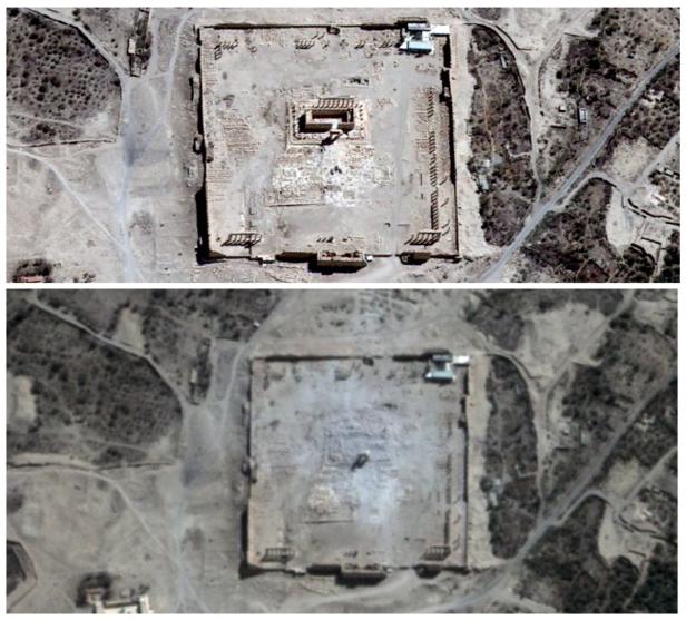 IS-Miliz sprengt Baal-Tempel in Palmyra vollständig