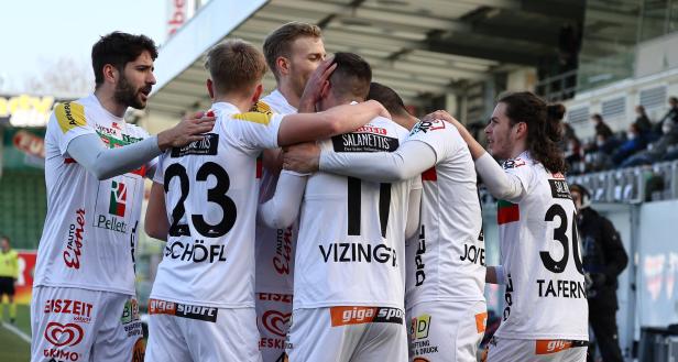 Salzburg mit Pflichtsieg, klarer WAC-Erfolg nach Trainerwechsel