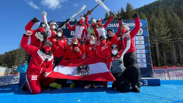 Österreichischer Dreifachsieg bei der Junioren-Ski-WM
