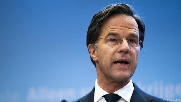 Ministerpräsident Mark Rutte kündigt kleine Erleichterungen an