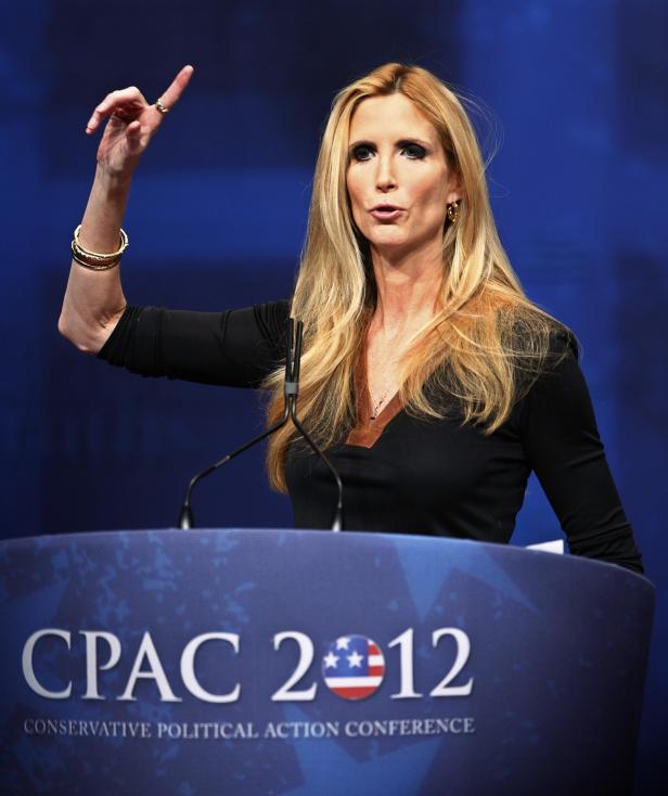 Ann Coulter, Kolumnistin: Ich bin in erster Linie Christin, in zweiter eine bigotte Konservative, vergesst das niemals Ann Coulter spricht auf der CPAC 2012.