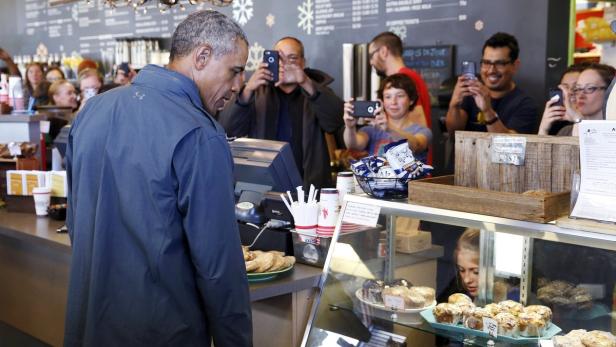 Obama: Besuch in Alaska - samt Überlebenstraining