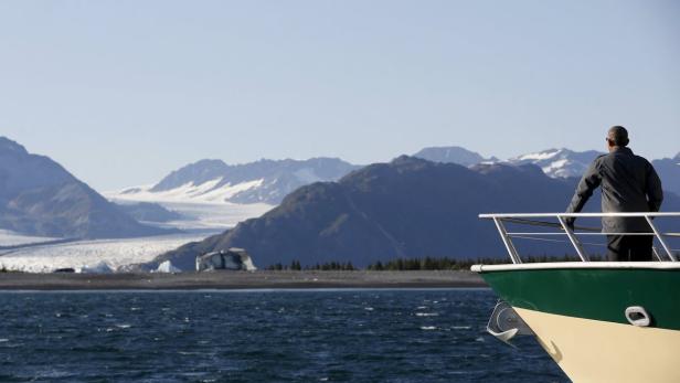 Obama: Besuch in Alaska - samt Überlebenstraining