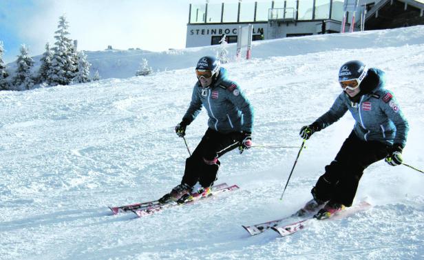 Auf ein Skiwasser mit den Schild-Schwestern