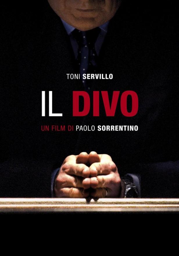 Das Filmplakat für „Il Divo“ mit Toni Servillo in der Hauptrolle.