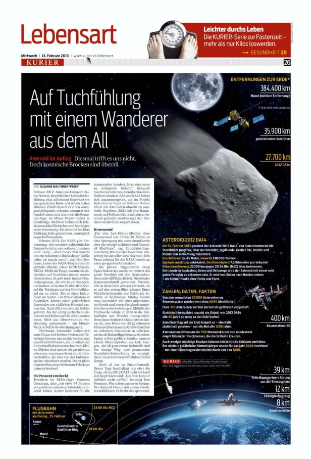 Preise für Zeitungsdesign des KURIER