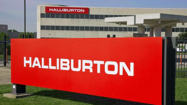 File photo of the company logo of Halliburton oilf