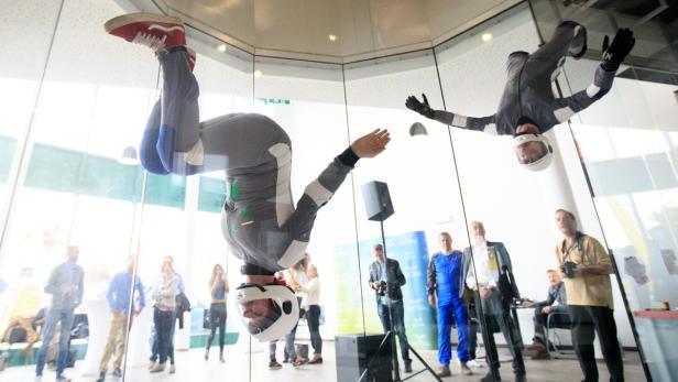 Neue Attraktion: "Skydiving" im Wiener Prater
