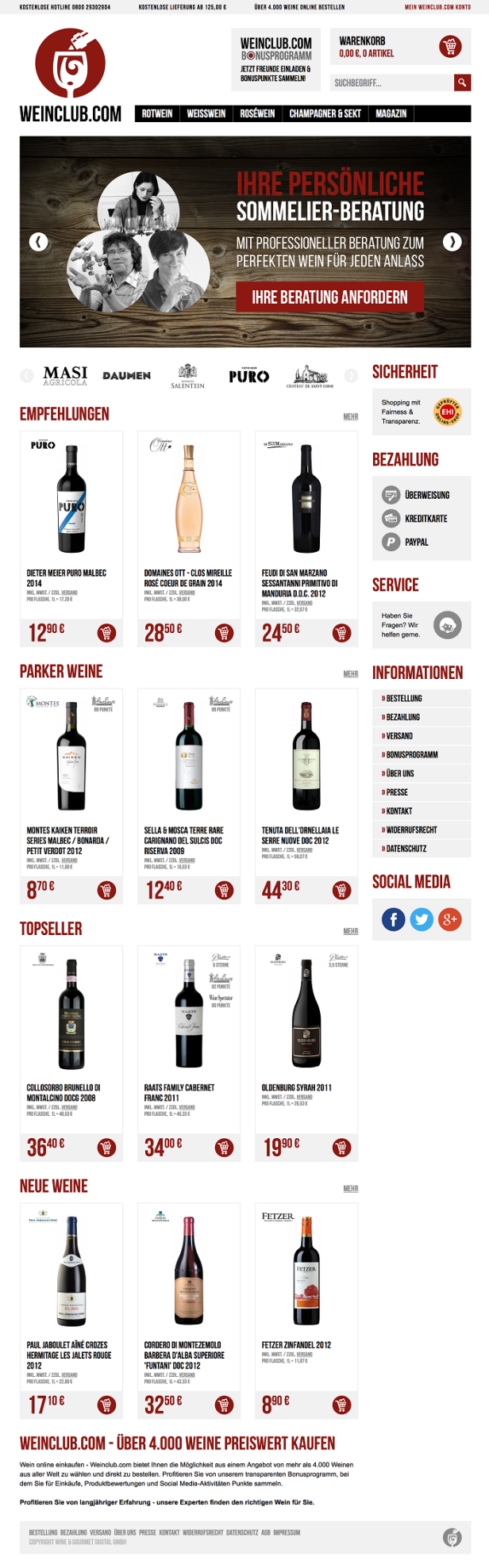 Weinclub.com Startseite Ringier wagt Wein-Investment