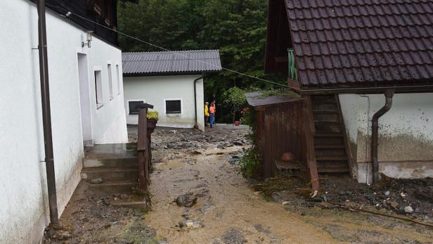 Unwetter in Steiermark: Muren und Überflutungen
