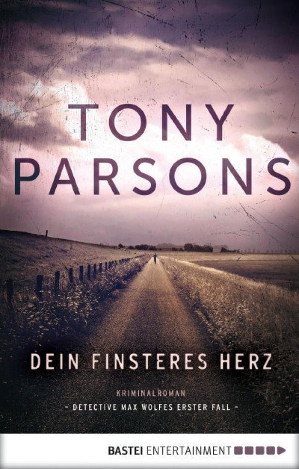 Das Cover des Romans „Dein finsteres Herz“ von Tony Parsons zeigt einen einsamen Weg.