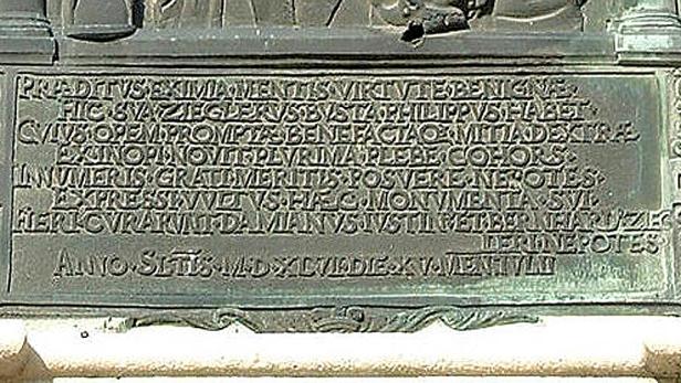Wien anders: Lateinische Inschriften
