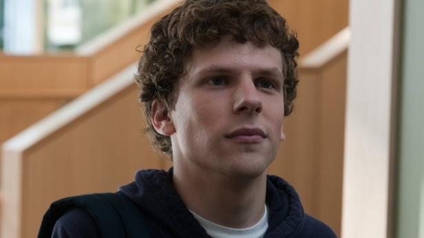 Nahaufnahme von Jesse Eisenberg.