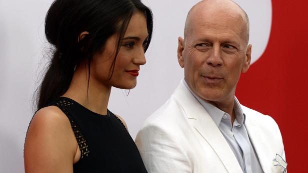 Bruce Willis mit seiner Frau Emma Heming bei einer Veranstaltung.
