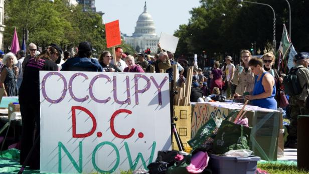 Wall Street-Proteste erreichen Washington