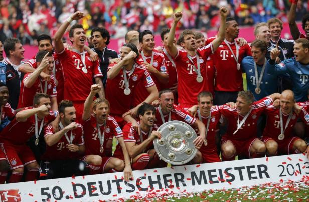 Die Bayern können feiern