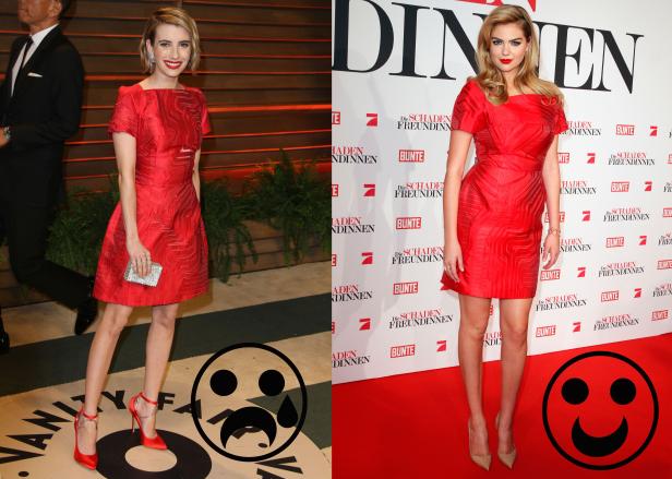 Mode-Zwillinge: Emma Roberts vs. Kate Upton