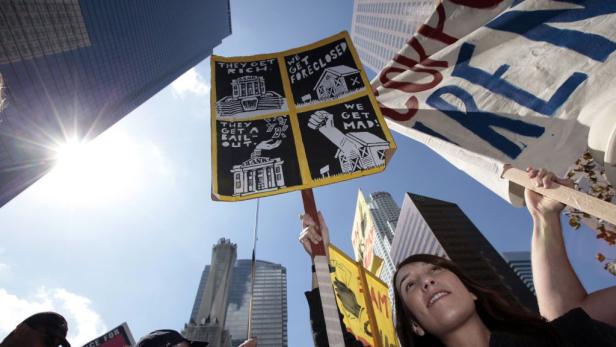 Wall-Street-Demonstranten "besuchen" Reiche