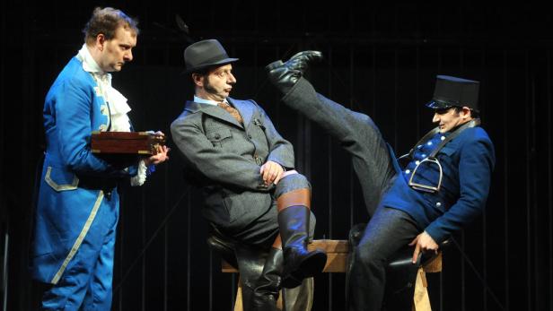 Nestroy-Schwank mit Serafin im Volkstheater