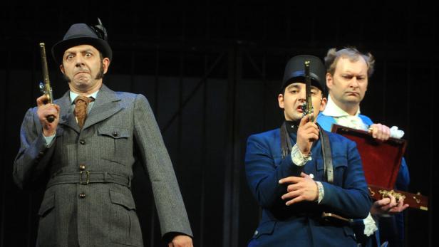 Nestroy-Schwank mit Serafin im Volkstheater