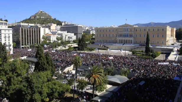 Proteste in Athen eskalieren