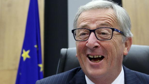 Gut gelaunt: Juncker