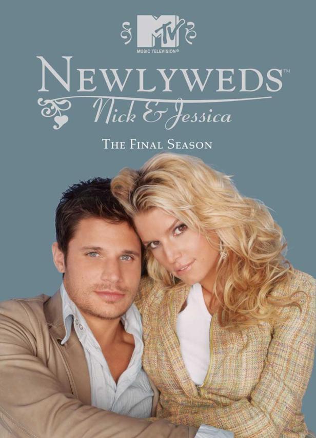Das Cover der letzten Staffel von „Newlyweds: Nick & Jessica“ mit Nick Lachey und Jessica Simpson.