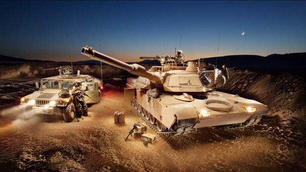 Mit Licht "gemaltes" Amerika-Tribut