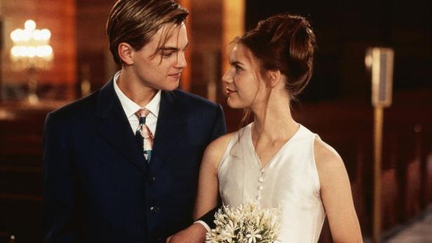 Leonardo DiCaprio und Claire Danes in einer Szene aus „Romeo + Juliet“.