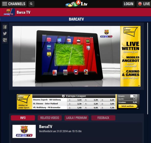 Laola1.tv Barca TV