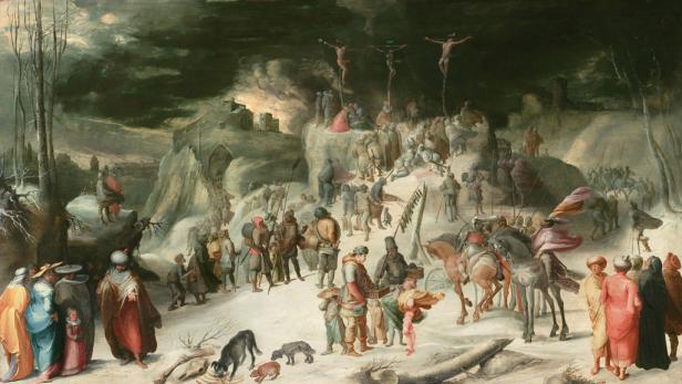Schneegestöber im Kunsthistorischen Museum