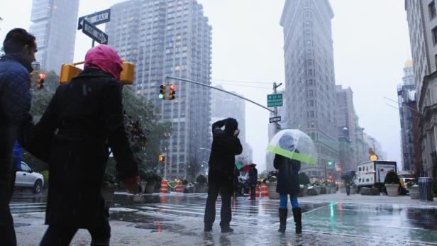 "Occupy Wall Street" bei Schnee und Eis