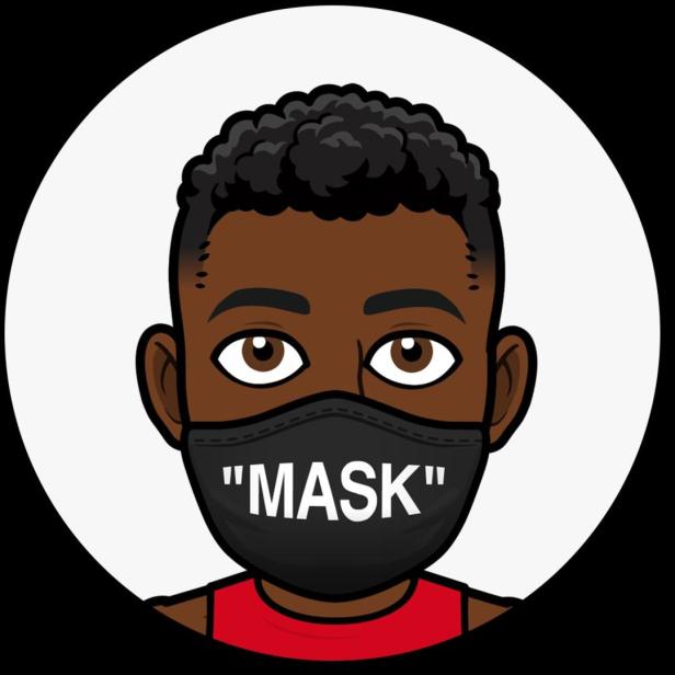 Spiel im Netz mit FFP2-Masken des Star-Designers Virgil Ablohs