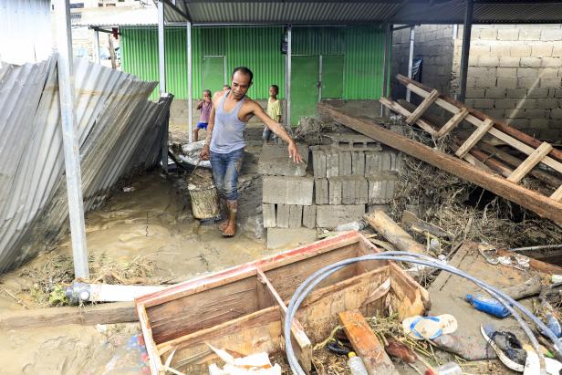 Aftermath of floods in Dili