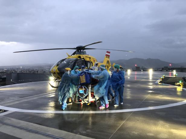 Fliegende Intensivstation verlegte schon 16 Corona-Patienten