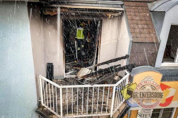 64-Jähriger bei Wohnungsbrand in Groß-Enzersdorf gestorben