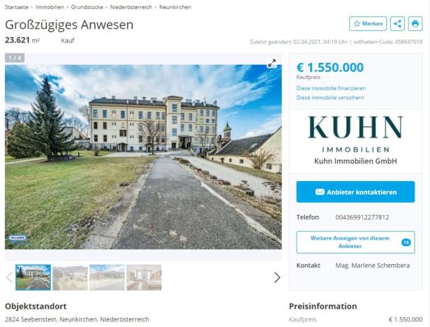 Göttliche Immobilie: Für 1,5 Millionen Euro näher beim Herrn