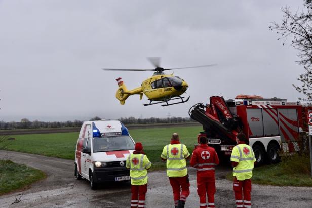 Zwei Hubschrauber nach Horror-Unfall im Einsatz