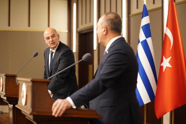 Greek Foreign Minister Nikos Dendias visits Turkey