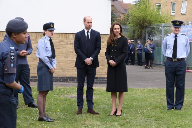 William und Kate ehren Philip: Keine Trauermienen bei erstem Auftritt nach Begräbnis