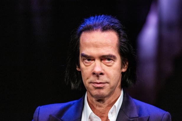 Australian artist Nick Cave attends a news conference to promote his exhibition 'Stranger Than Kindness' in Copenhagen